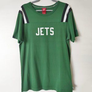 Vintage Nike NFL New York Jets TShirt Green Retro